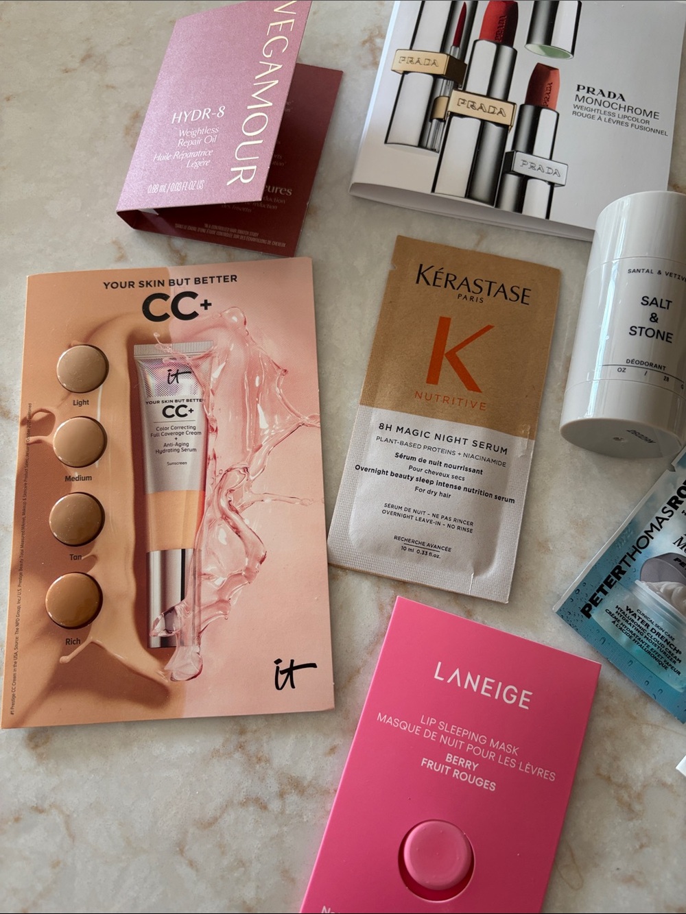 Makeup, skin, and hair beauty travel samples with Sephora stickers - Picture 4 of 5